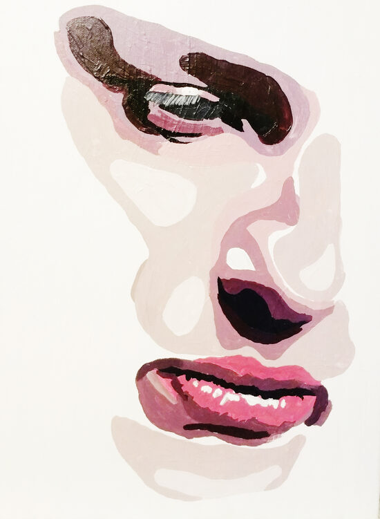 Tapybos darbas ,,Veidai''